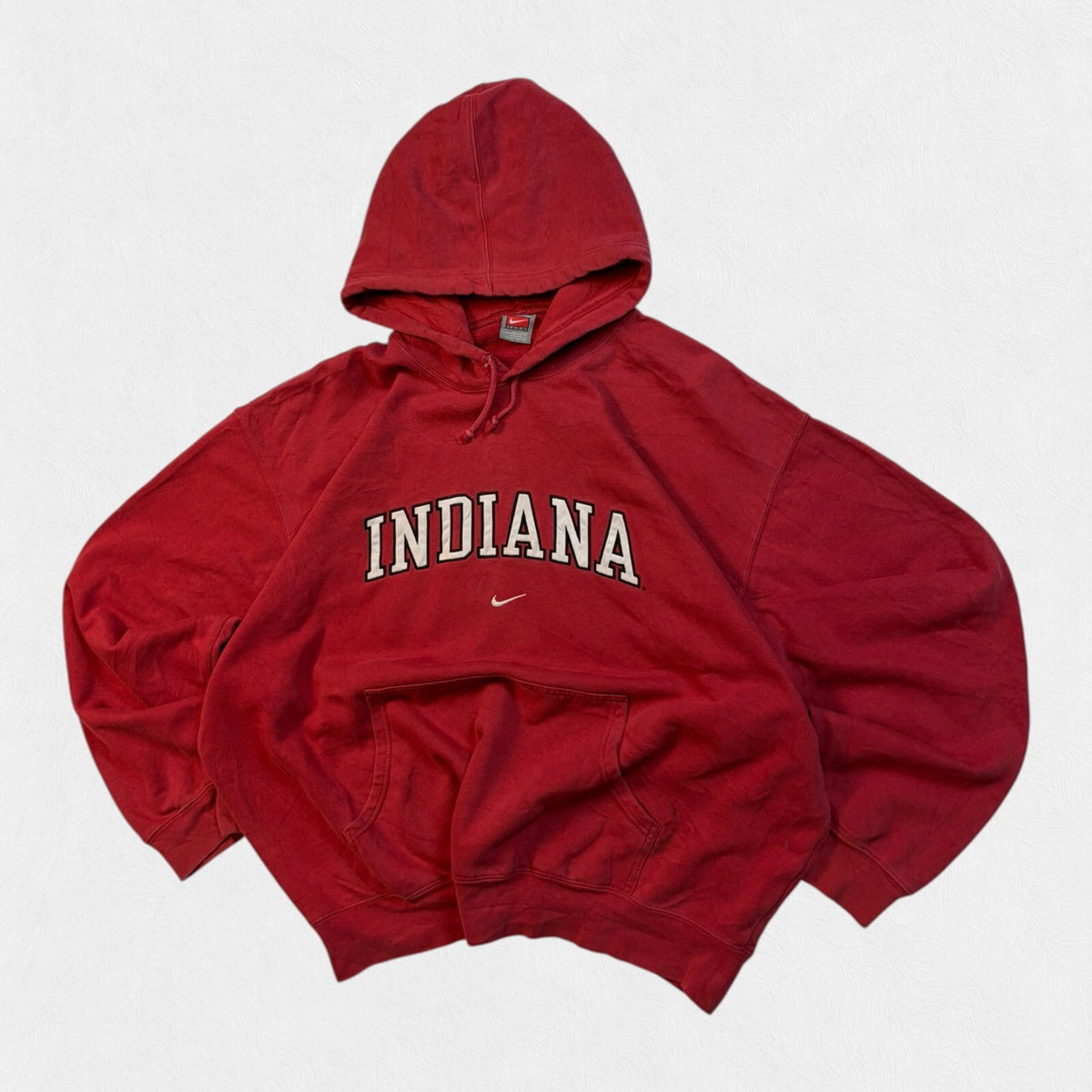 Vintage Y2K Nike Indiana centre swoosh hoodie (XXL)