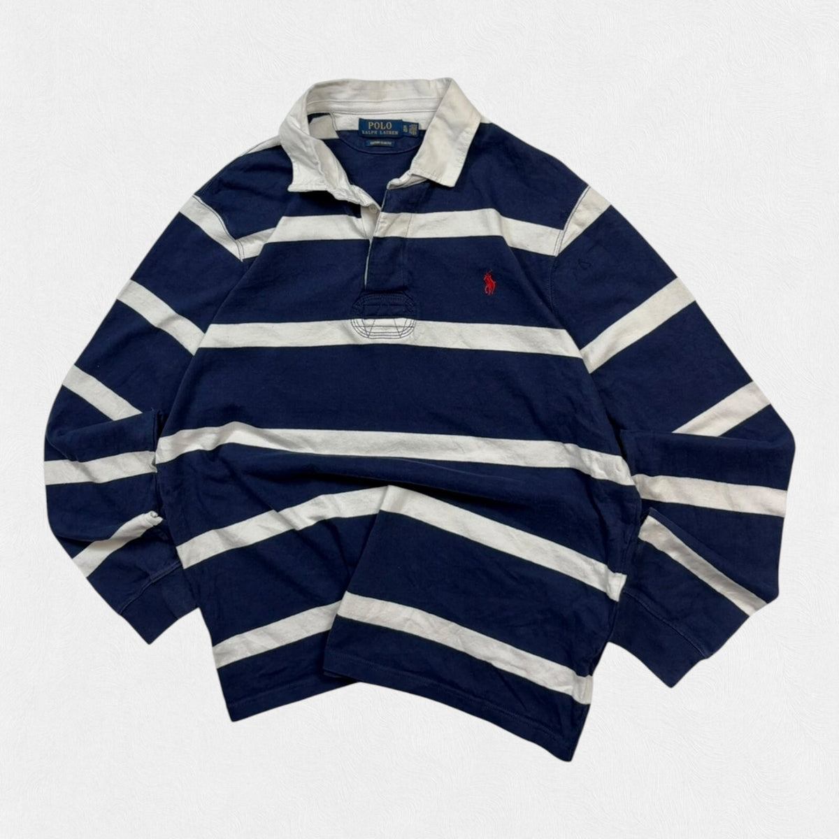 Ralph Lauren striped rugby polo shirt (XL)