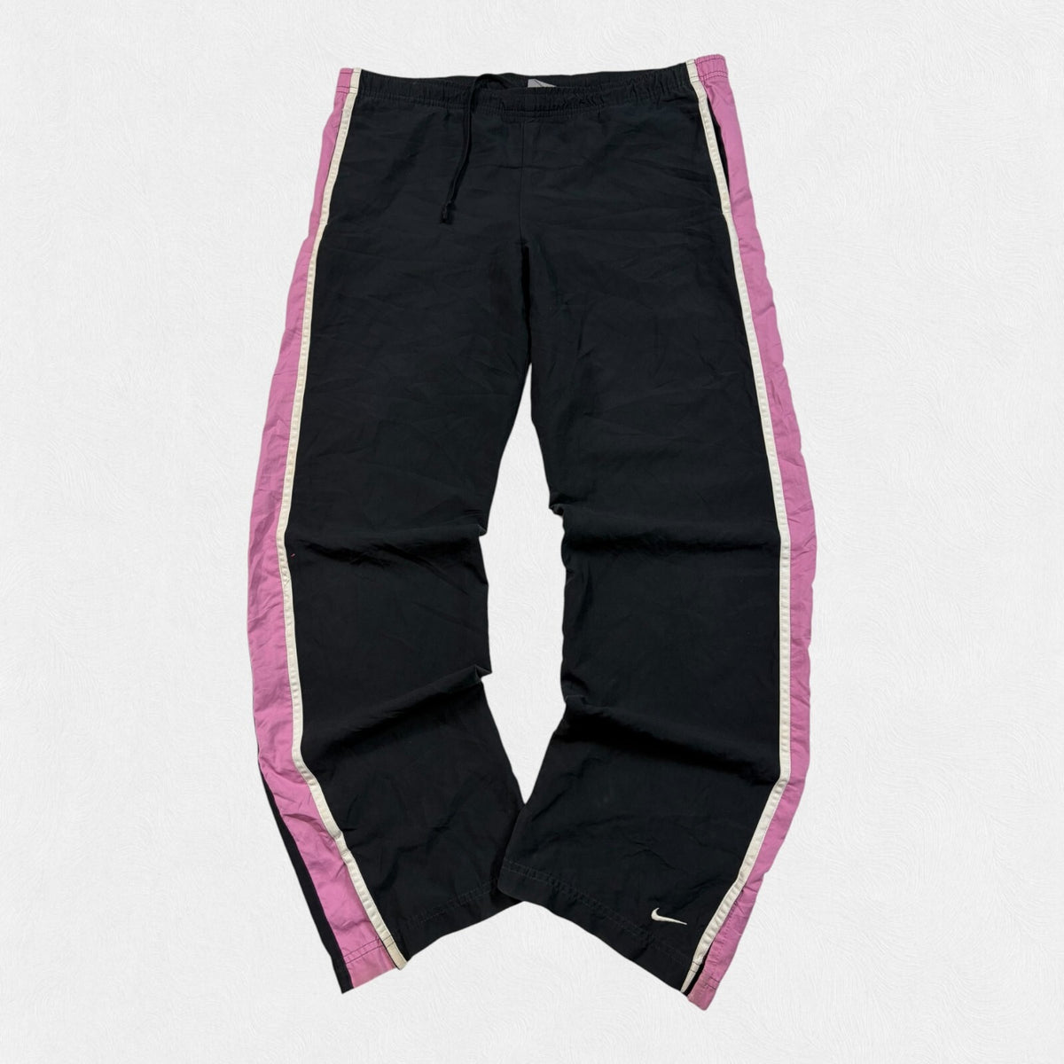 Vintage Women's Nike side stripe baggy track pants (S)