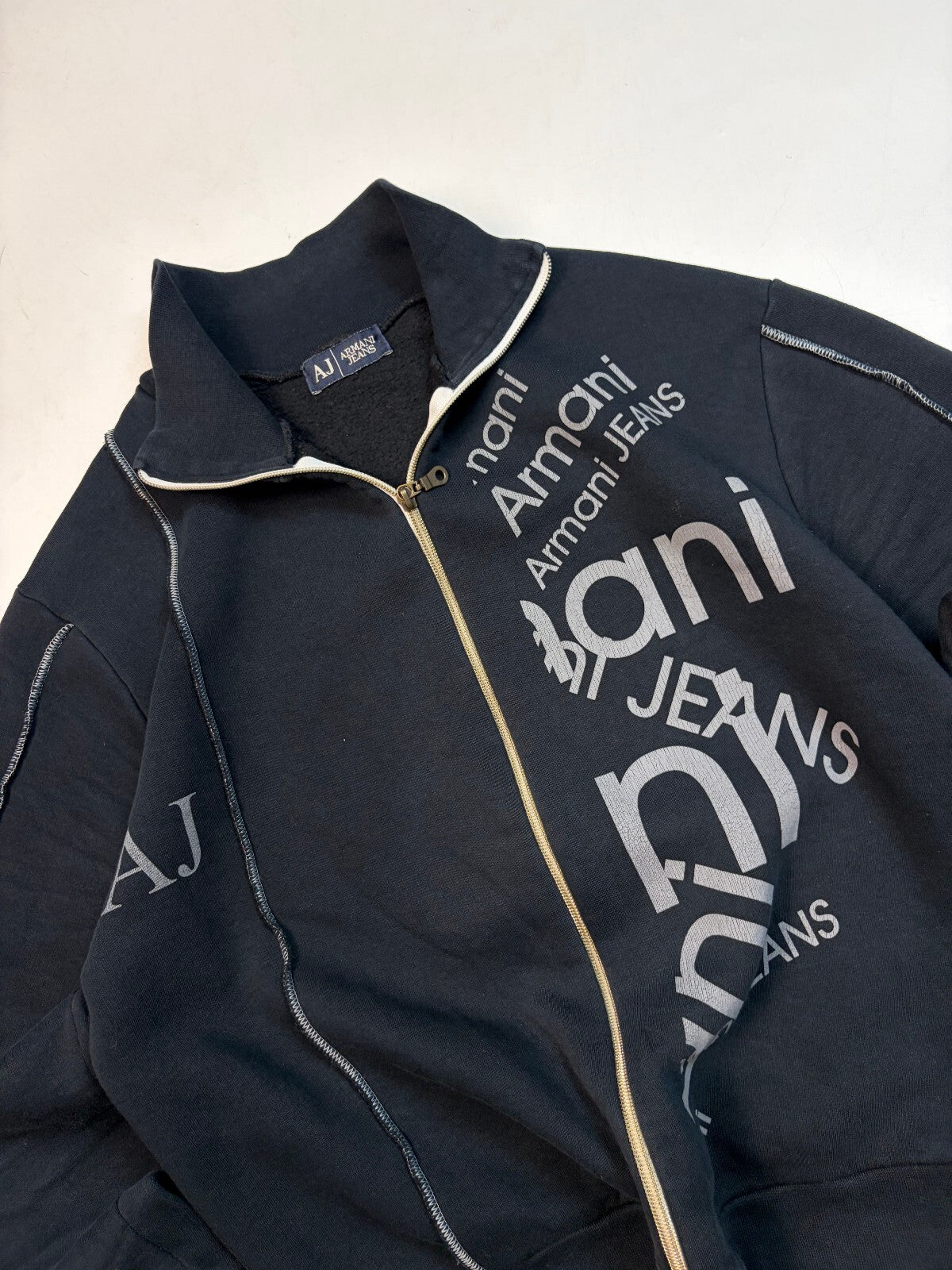 Vintage Y2K Armani Jeans track top (M)