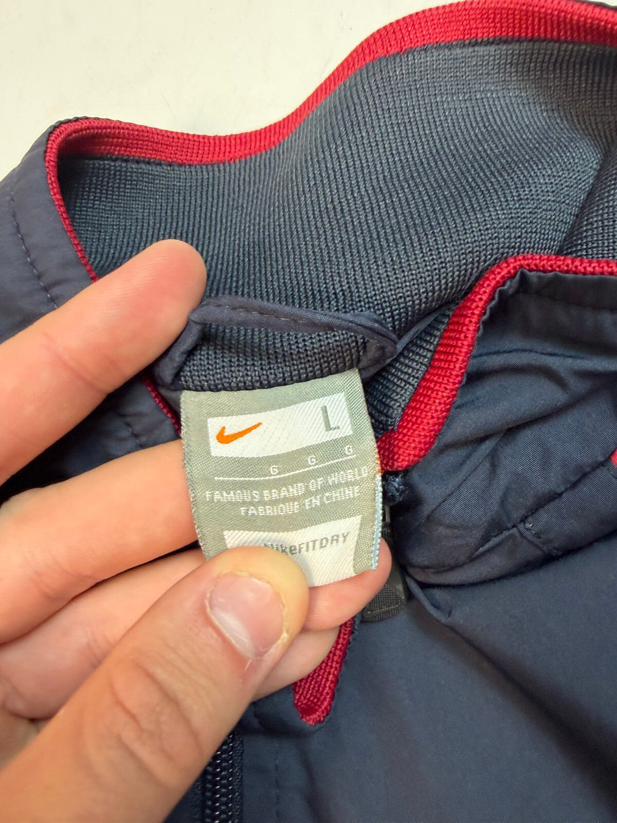 Arsenal 2010/11 Nike football track jacket (L)