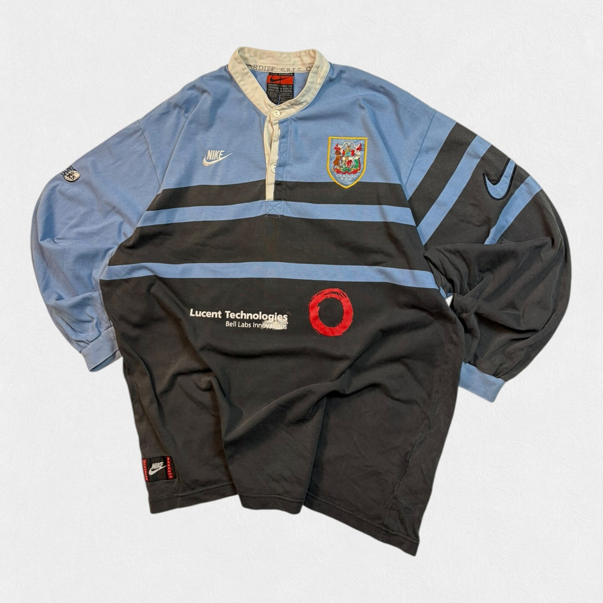 Vintage Cardiff RFC 1996/97 Nike rugby union shirt (XXL)