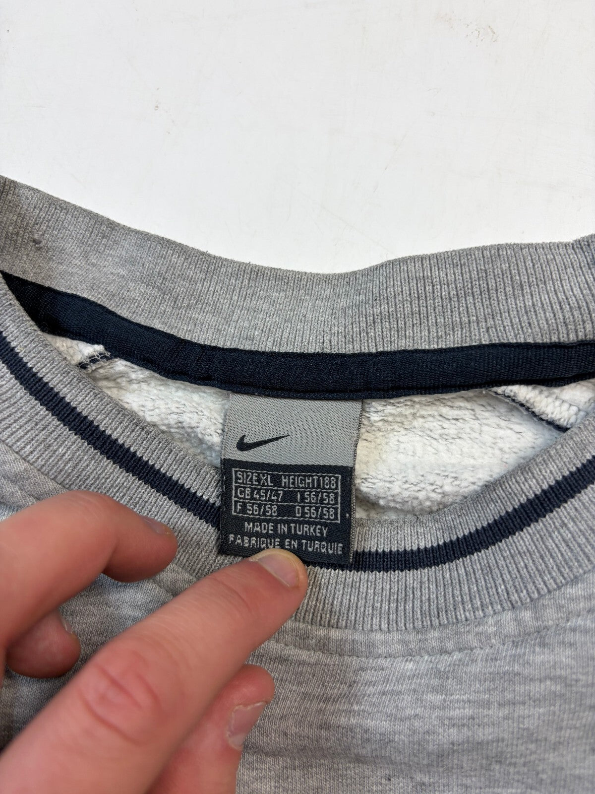 Vintage Y2K Nike spell out sweatshirt (XL)
