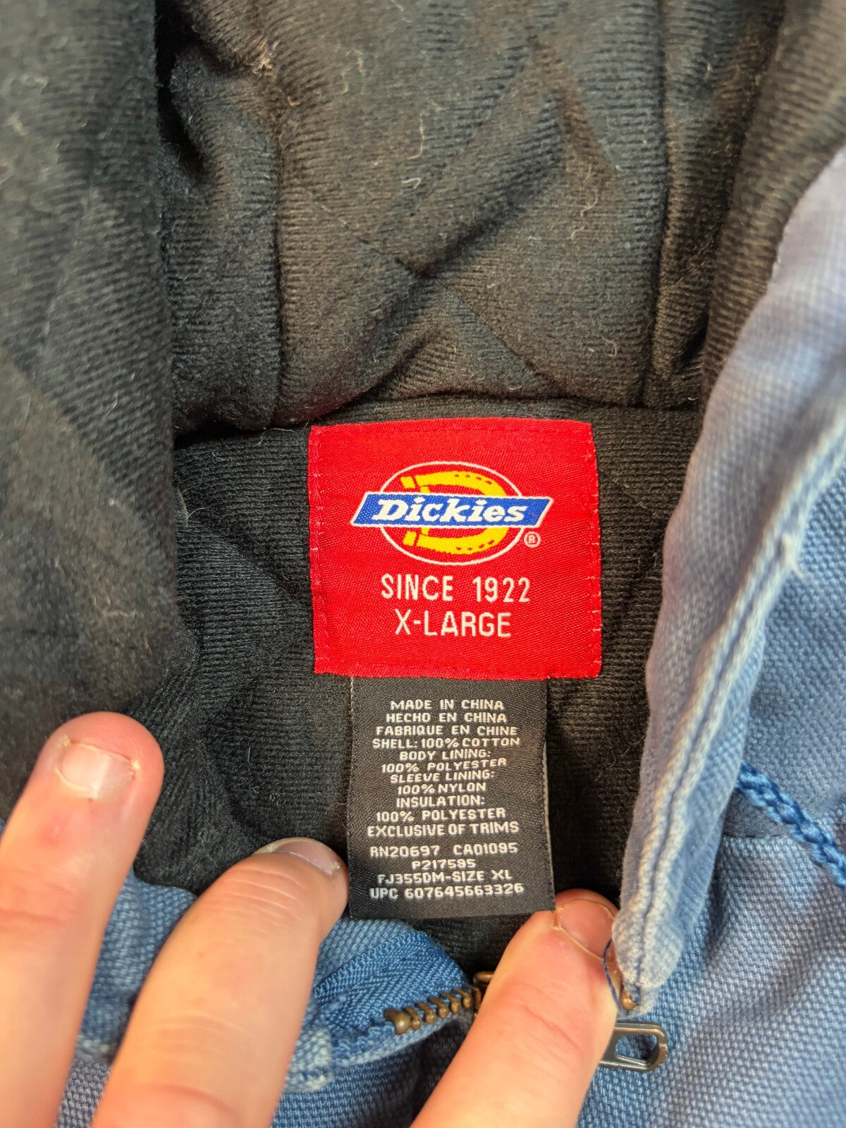 Dickies hooded workwear jacket (XL)