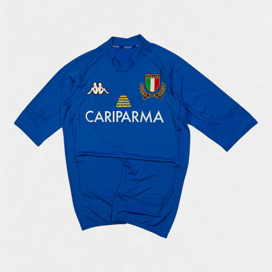 Italy 2010/11 Kappa home rugby union shirt (L)