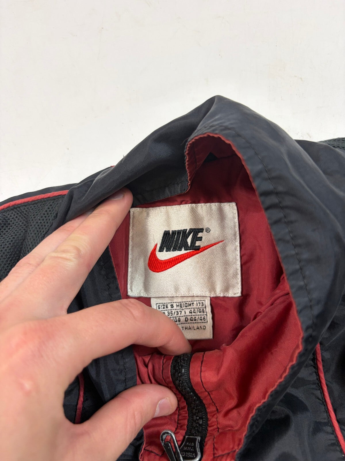 Vintage 90s Nike colour block track jacket (S)