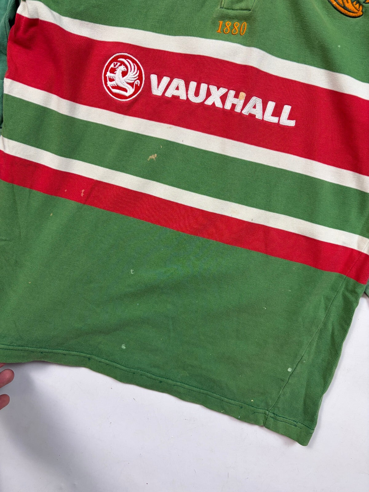Vintage Leicester Tigers 2001/02 Cotton Traders rugby shirt (S)