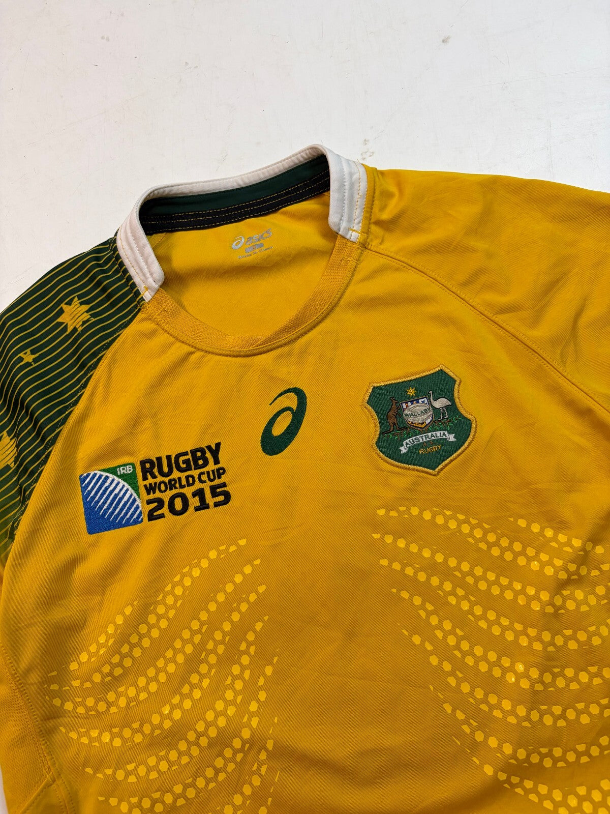 Australia 2015 world cup Asics rugby union shirt (S)