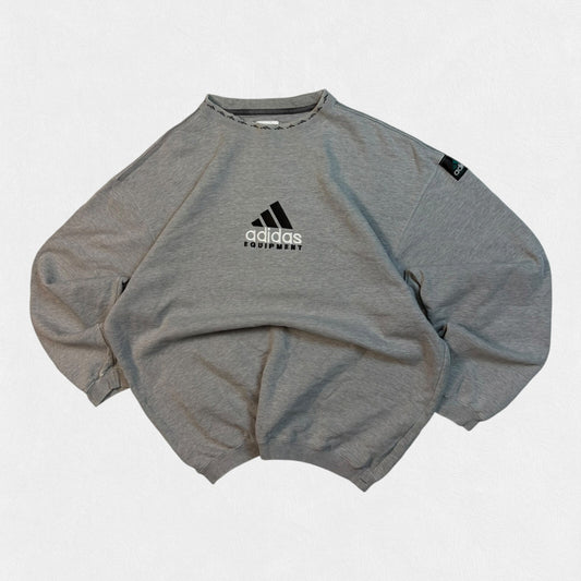 Vintage 90s adidas equipment centre logo sweatshirt (XL)