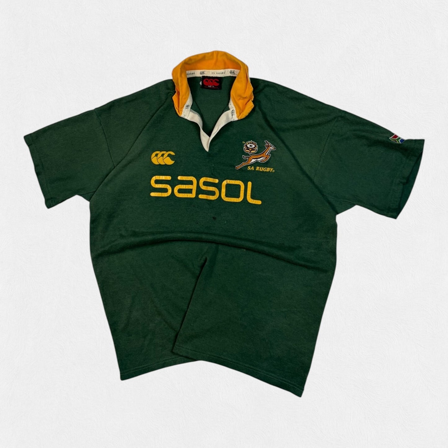 Vintage South Africa 2005/06 techtex Canterbury rugby shirt (XL)