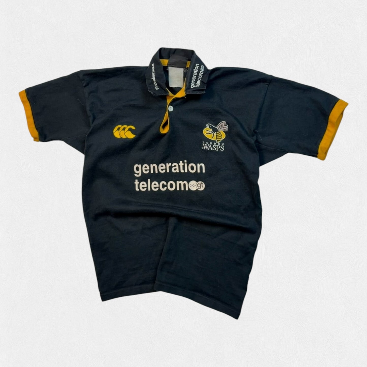 Vintage London Wasps 2003/04 Canterbury rugby union shirt (S)