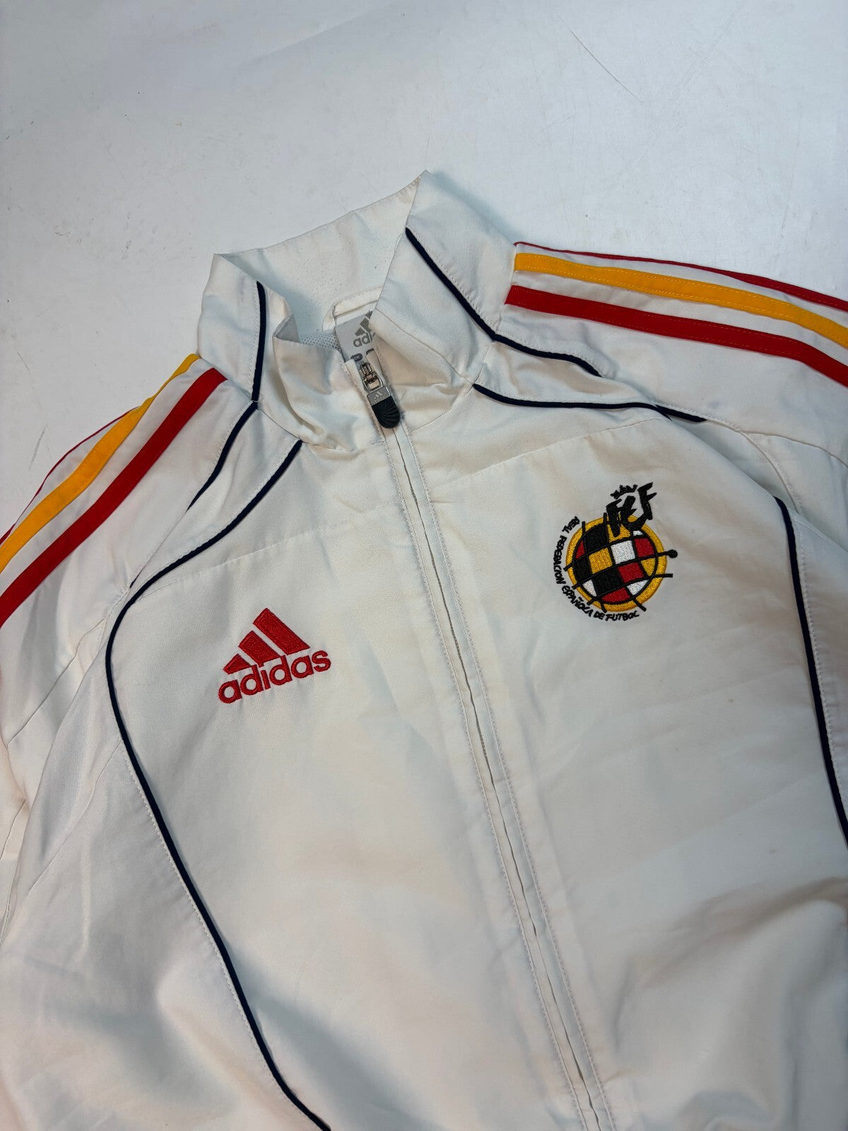 Spain 2010/11 Adidas football track jacket (S)