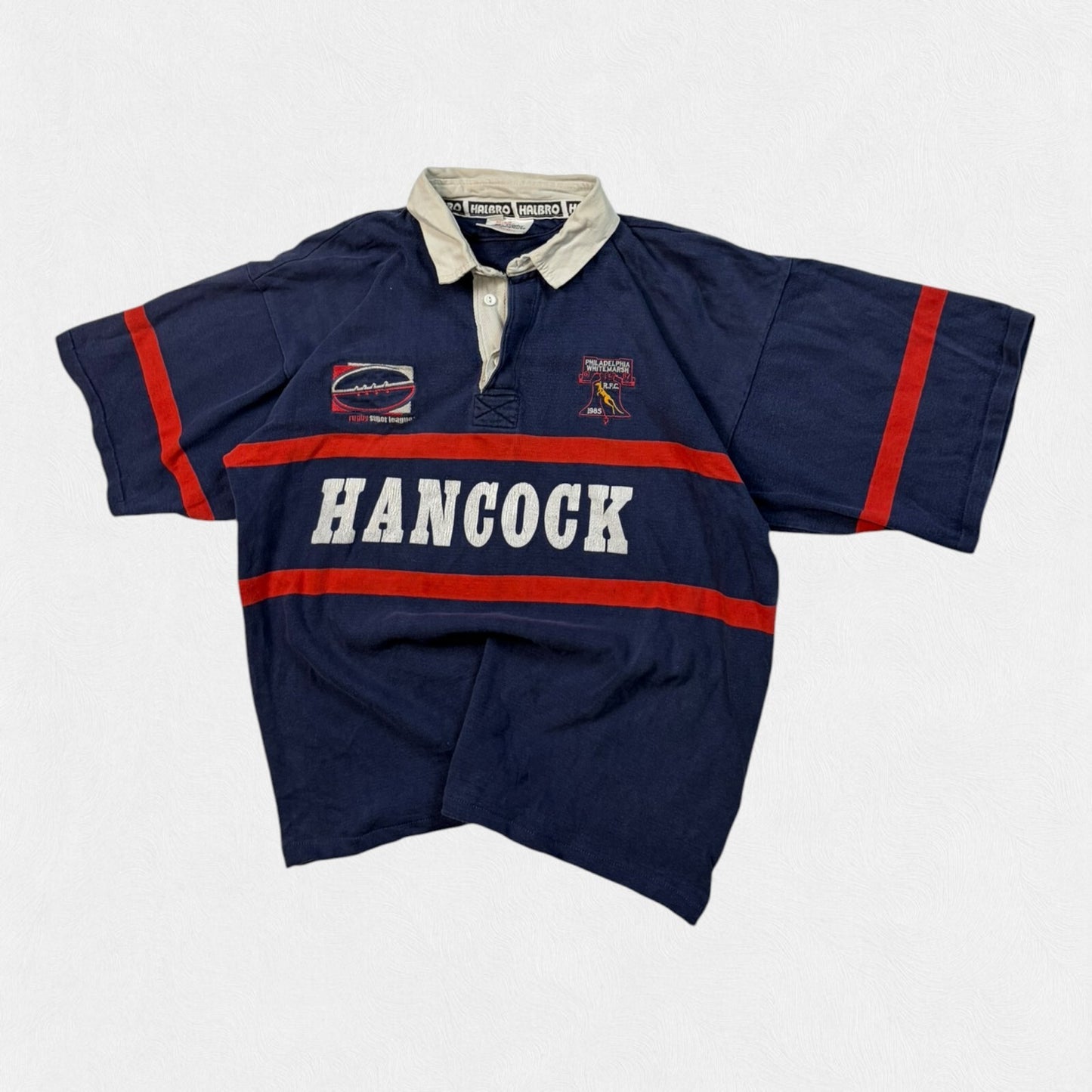Vintage 90s Philadelphia Whitemarsh Halbro rugby union shirt (XL)