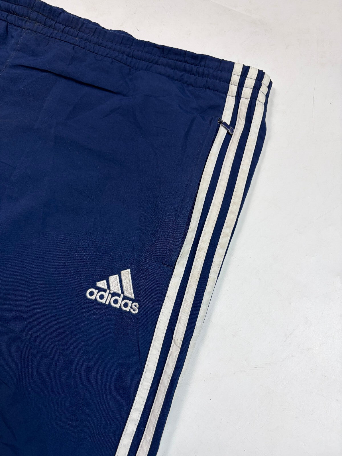 Vintage Y2K Adidas side stripe baggy track pants (XXL)
