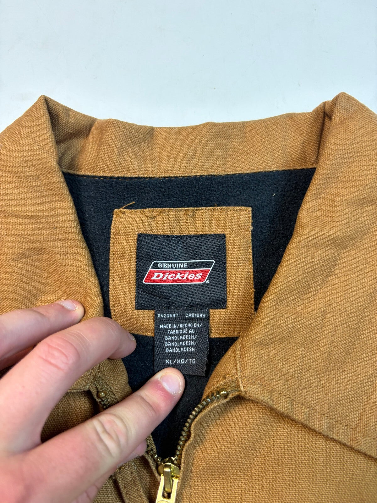 Dickies Gangsters buy flowers collared harrington jacket (XL)