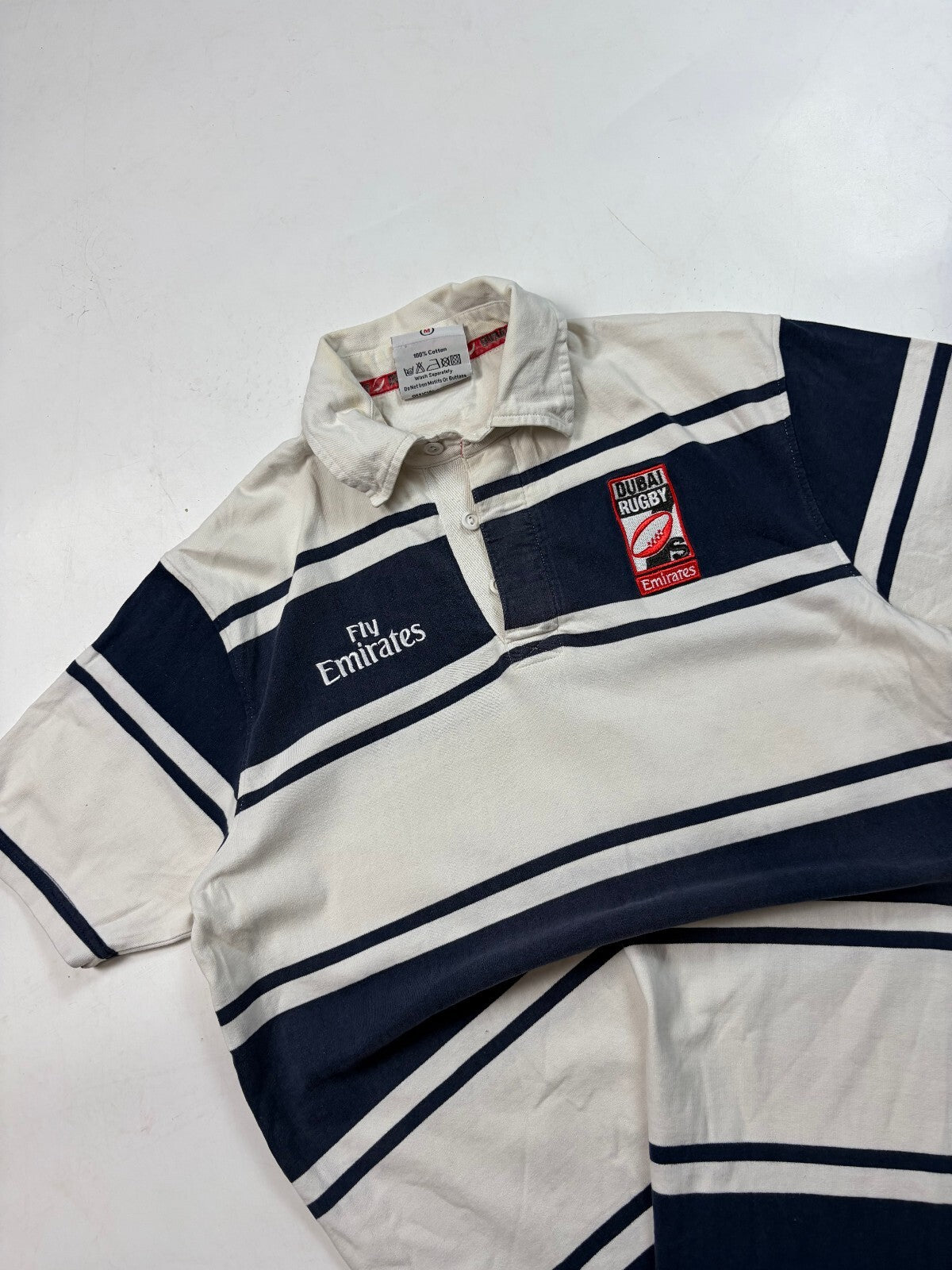 Vintage Dubai 7s Gilbert rugby shirt (M)