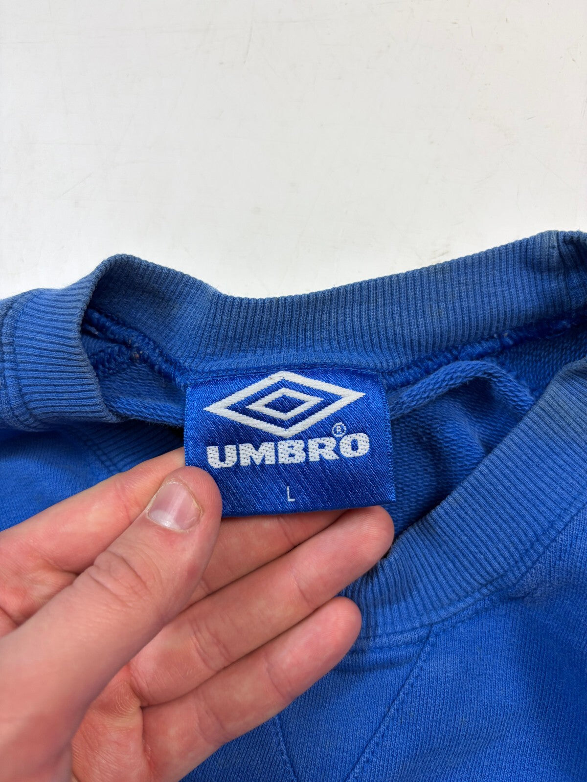 Vintage 90s Umbro pro training centre logo sweatshirt (L)