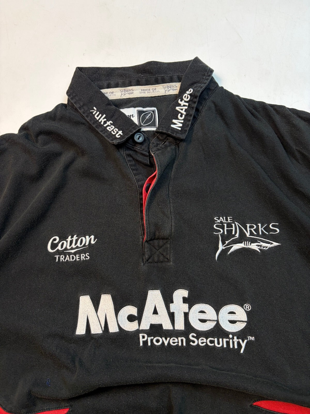 Vintage Sale Sharks 2006/07 Cotton Traders away rugby shirt (XXL)