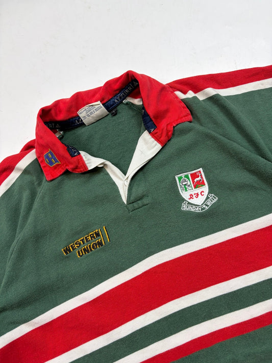 Vintage Sunday's well Cork Azzurri rugby union shirt (XL)