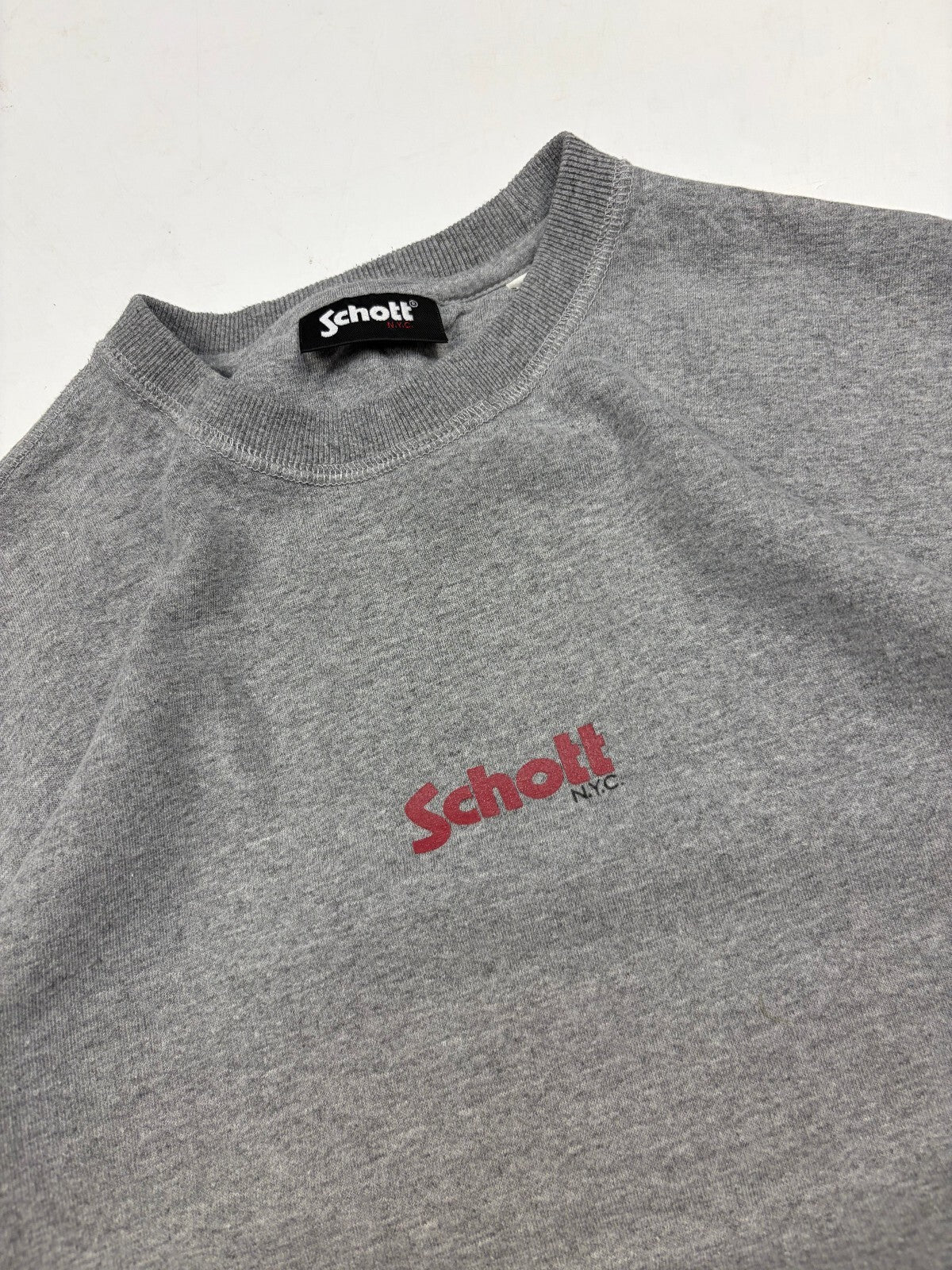 Vintage Schott NYC spell out sweatshirt (L)