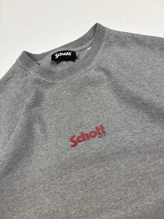 Vintage Schott NYC spell out sweatshirt (L)