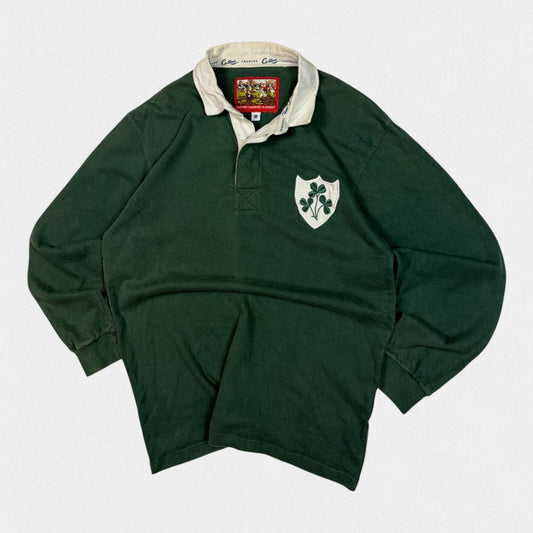 Vintage 90s Ireland Cotton Traders rugby union shirt (M)
