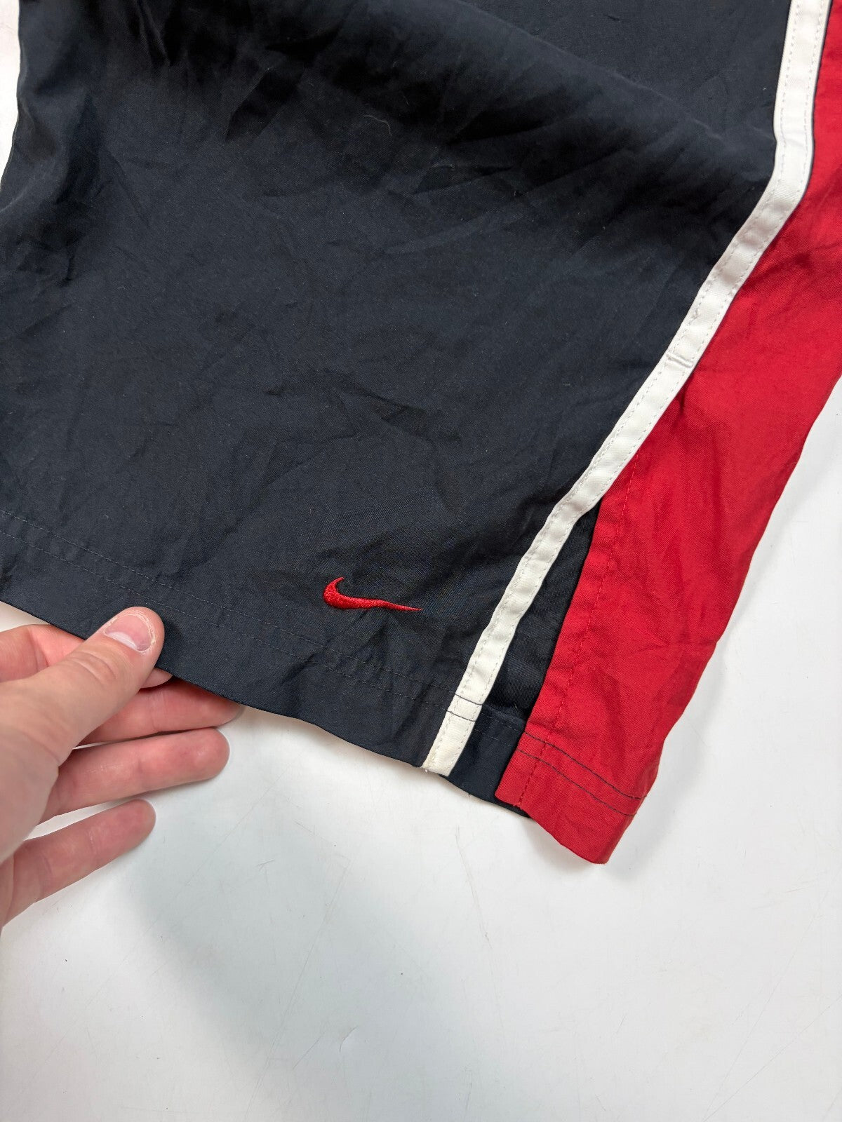 Vintage Y2K Nike side stripe baggy track pants (XL)