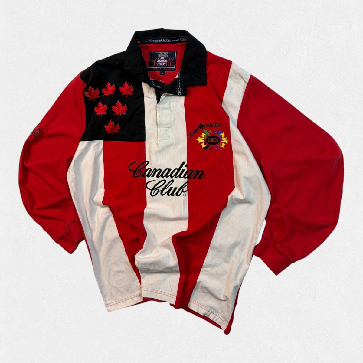 Vintage Canada 1997/98 Cotton Oxford rugby union shirt (L)