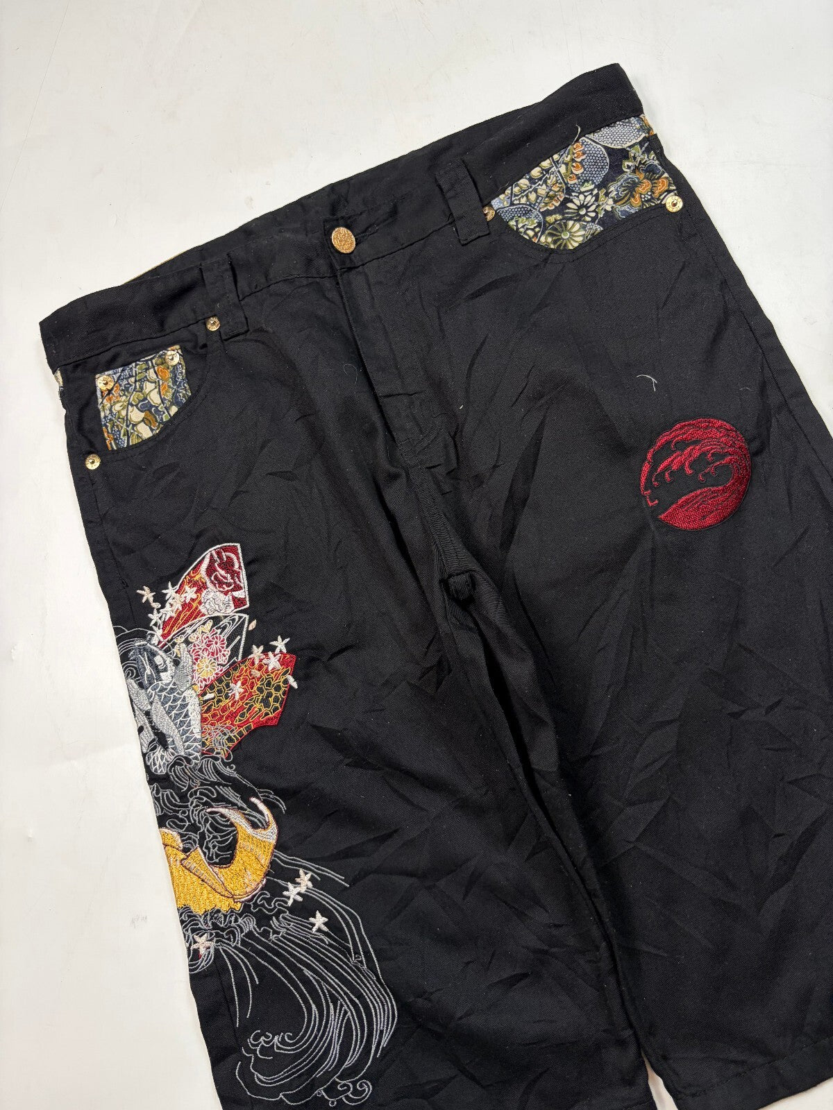 Vintage Y2K japanese baggy hip hop shorts (W40)