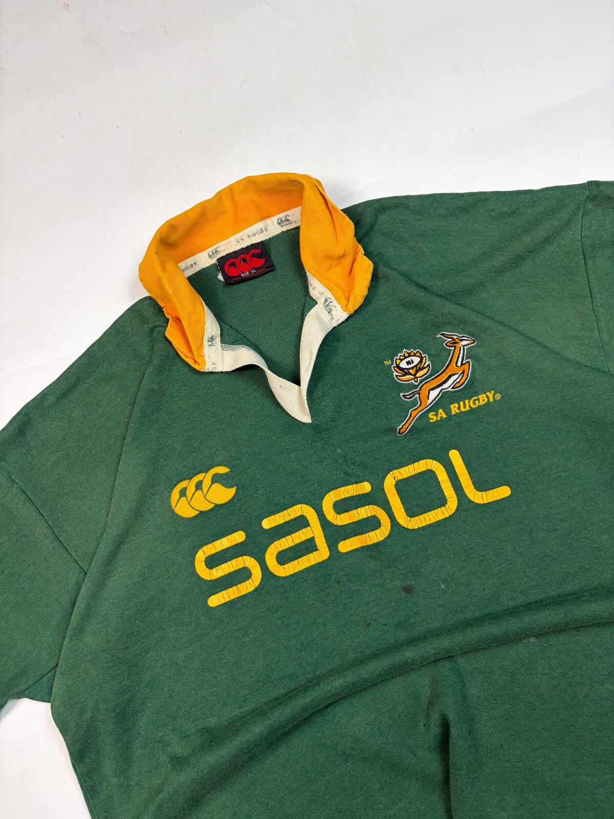 Vintage South Africa 2005/06 techtex Canterbury rugby shirt (XL)