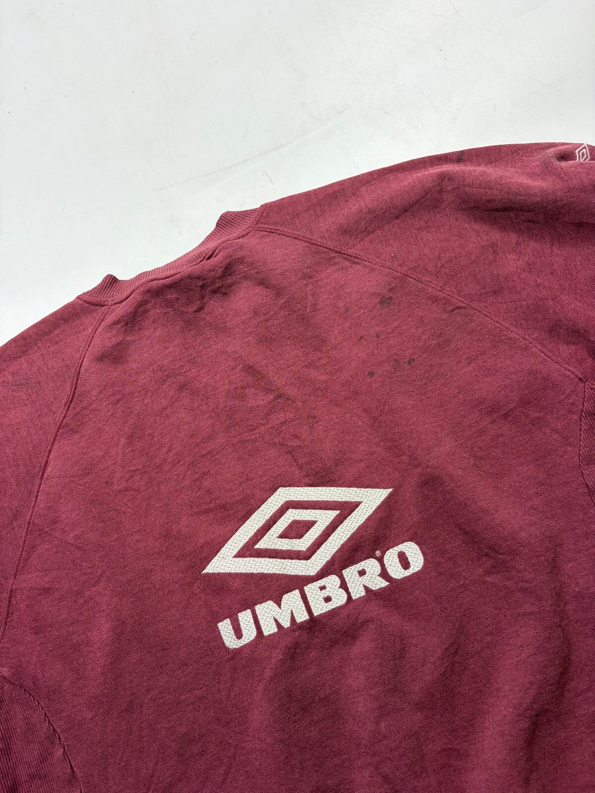 Vintage 90s Umbro pro training football centre logo sweatshirt (XL)