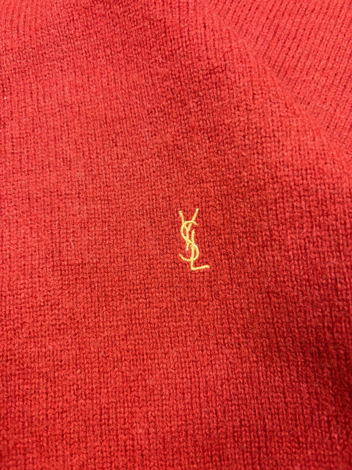 Vintage YSL Yves Saint Laurent wool knit sweater (XL)