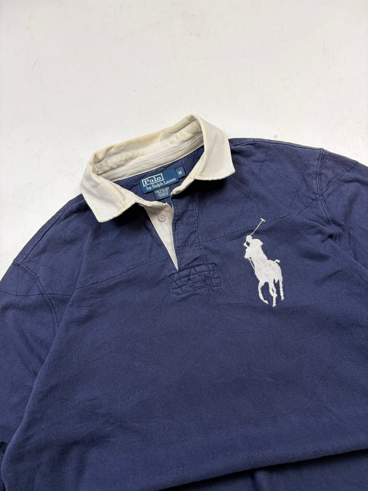 Vintage Ralph Lauren big pony rugby polo shirt (M)