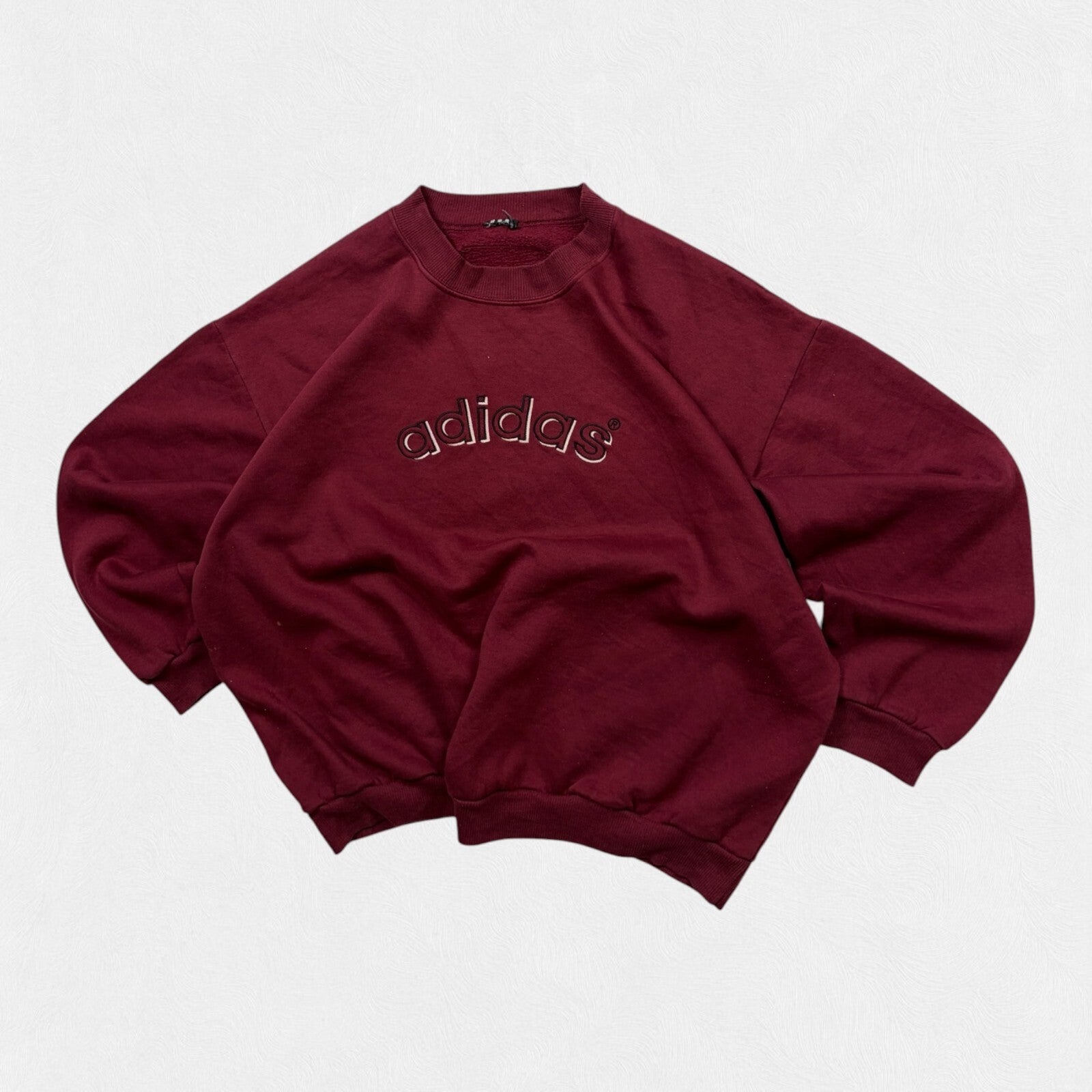 Vintage 90s adidas spell out sweatshirt (XL)
