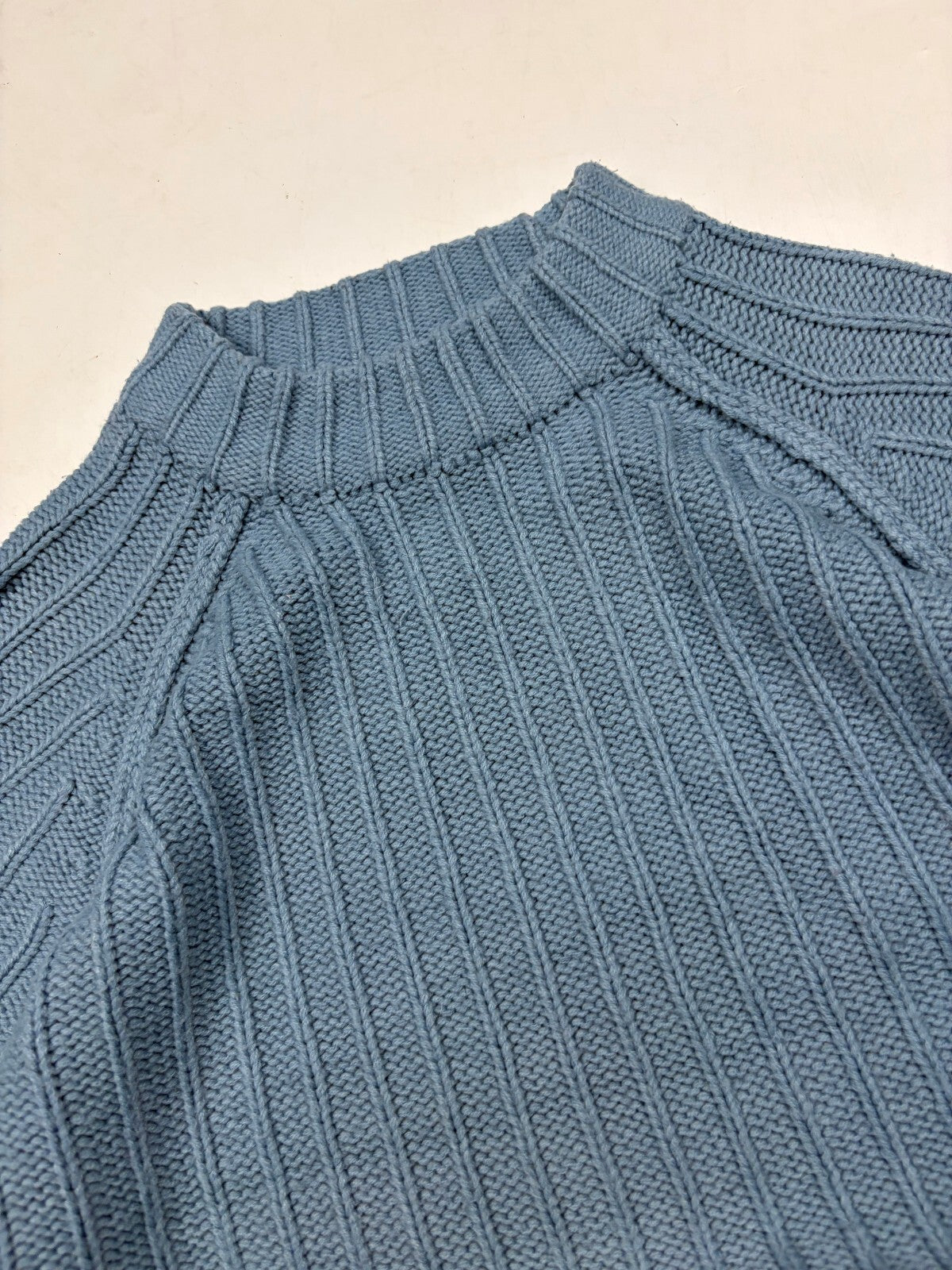 Vintage Prada sport ribbed fisherman knit sweater (M)