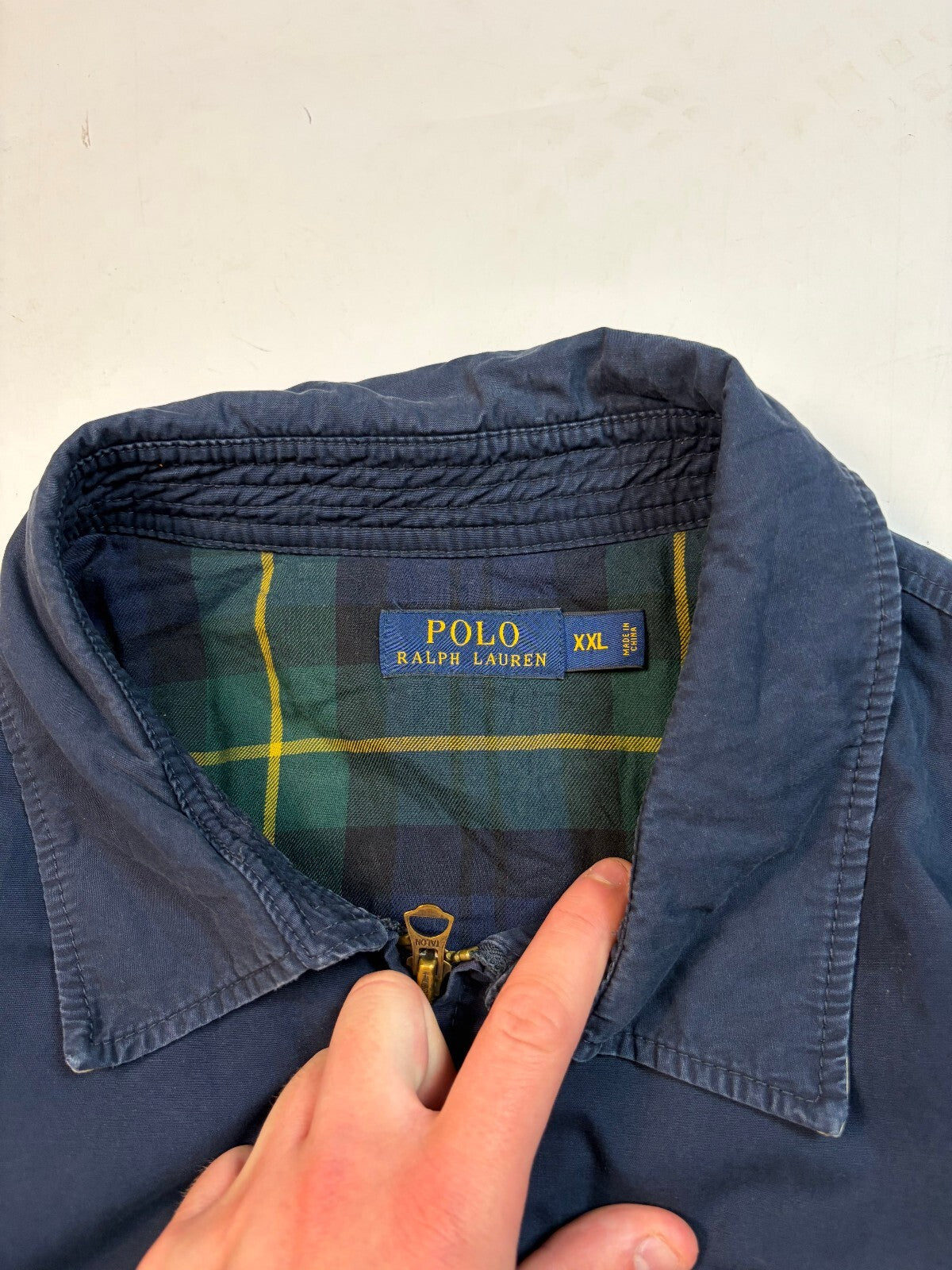 Vintage Polo Ralph Lauren padded harrington jacket (XXL)