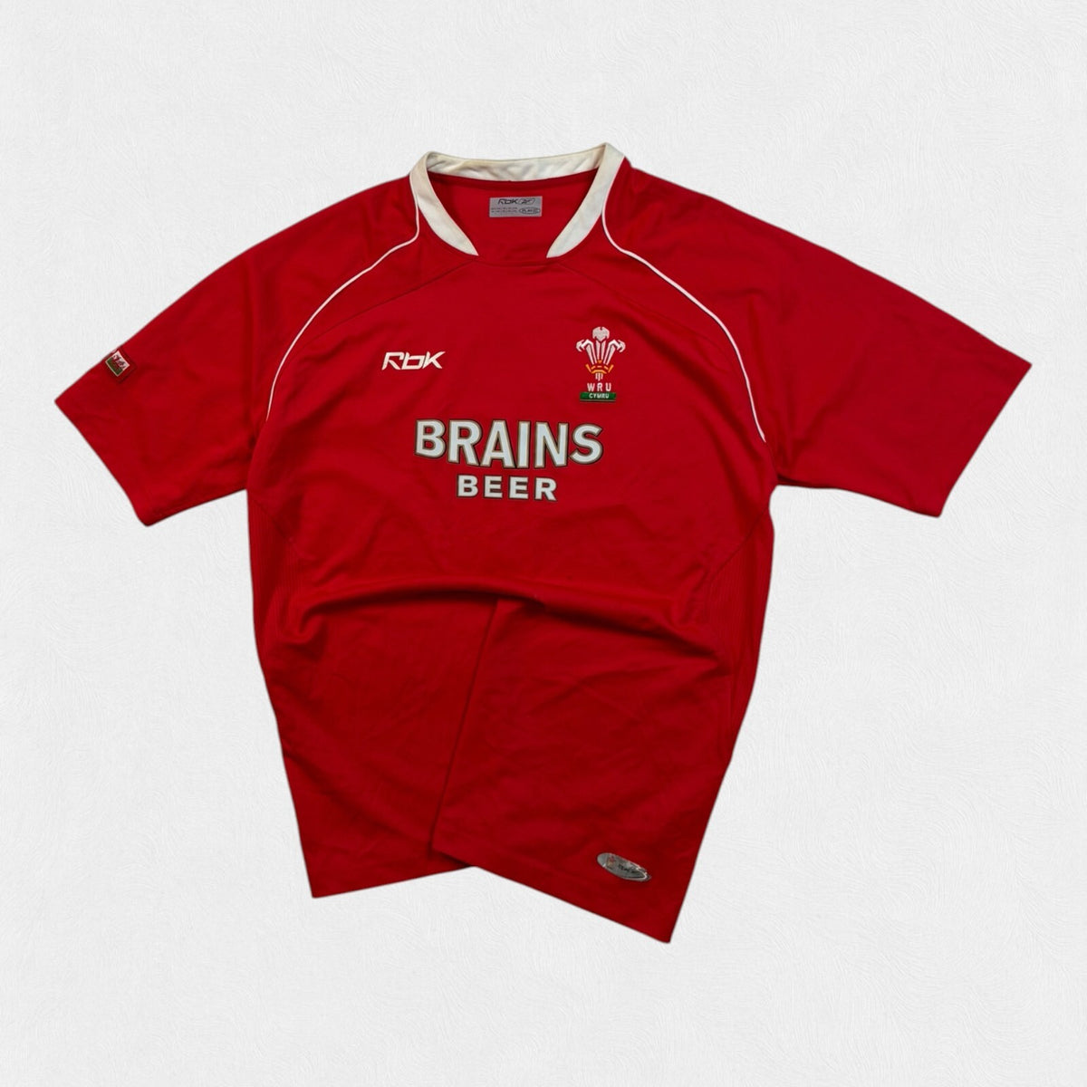 Vintage Wales 2007/08 Reebok player rugby shirt (XXL)