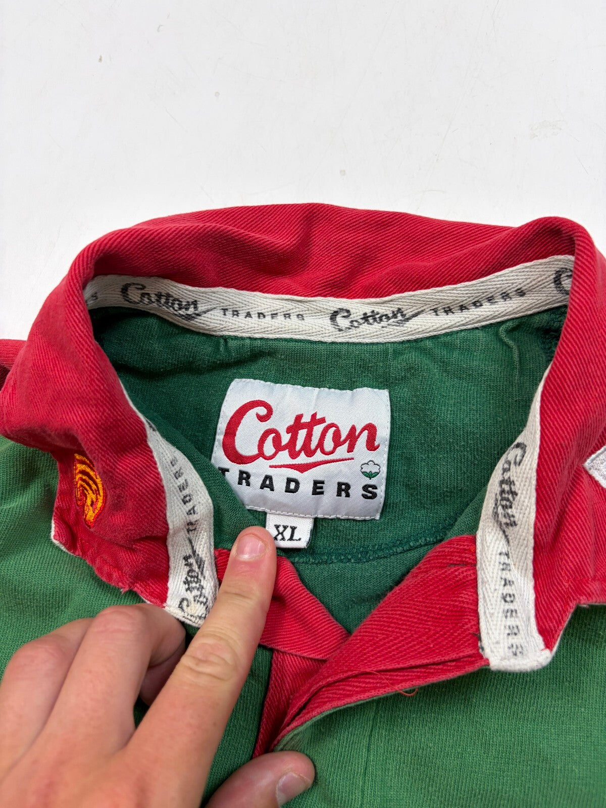 Vintage Leicester Tigers 2002/03 Cotton Traders rugby shirt (XL)