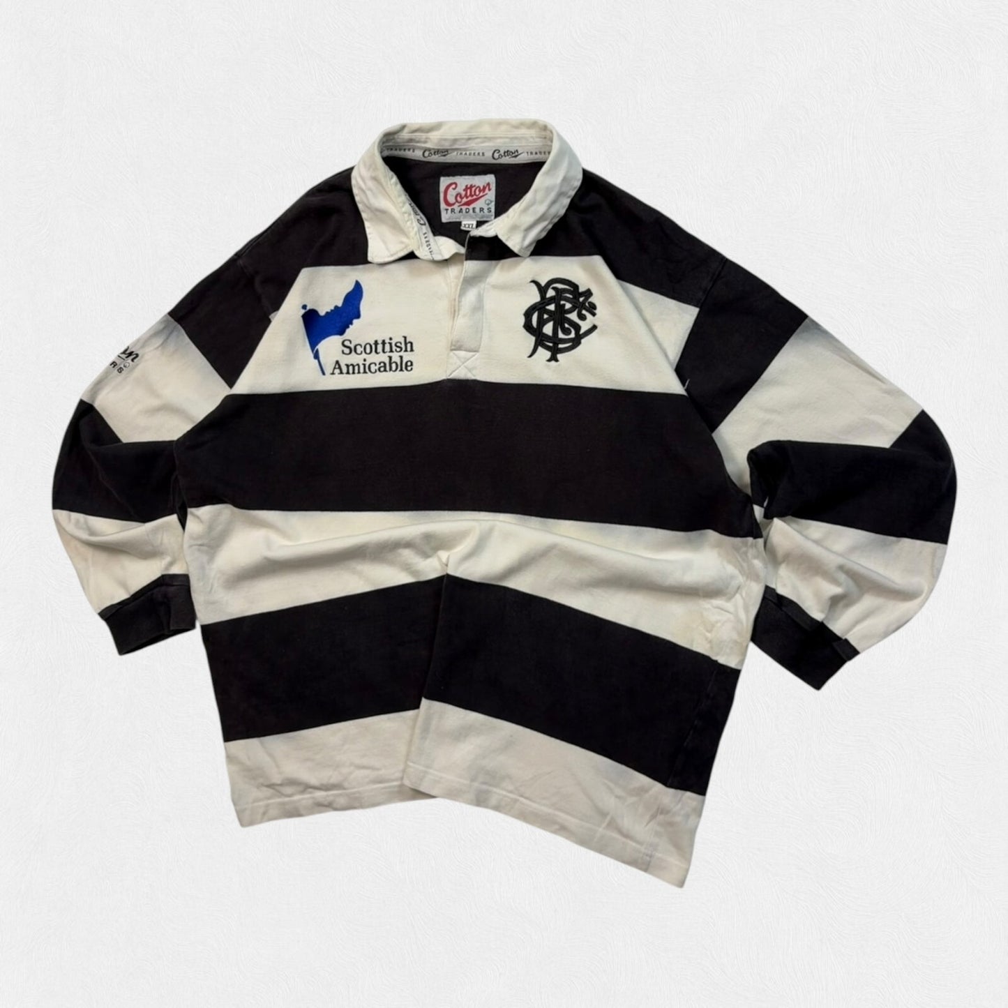 Vintage Barbarians 2000/01 Cotton Traders rugby shirt (XXL)