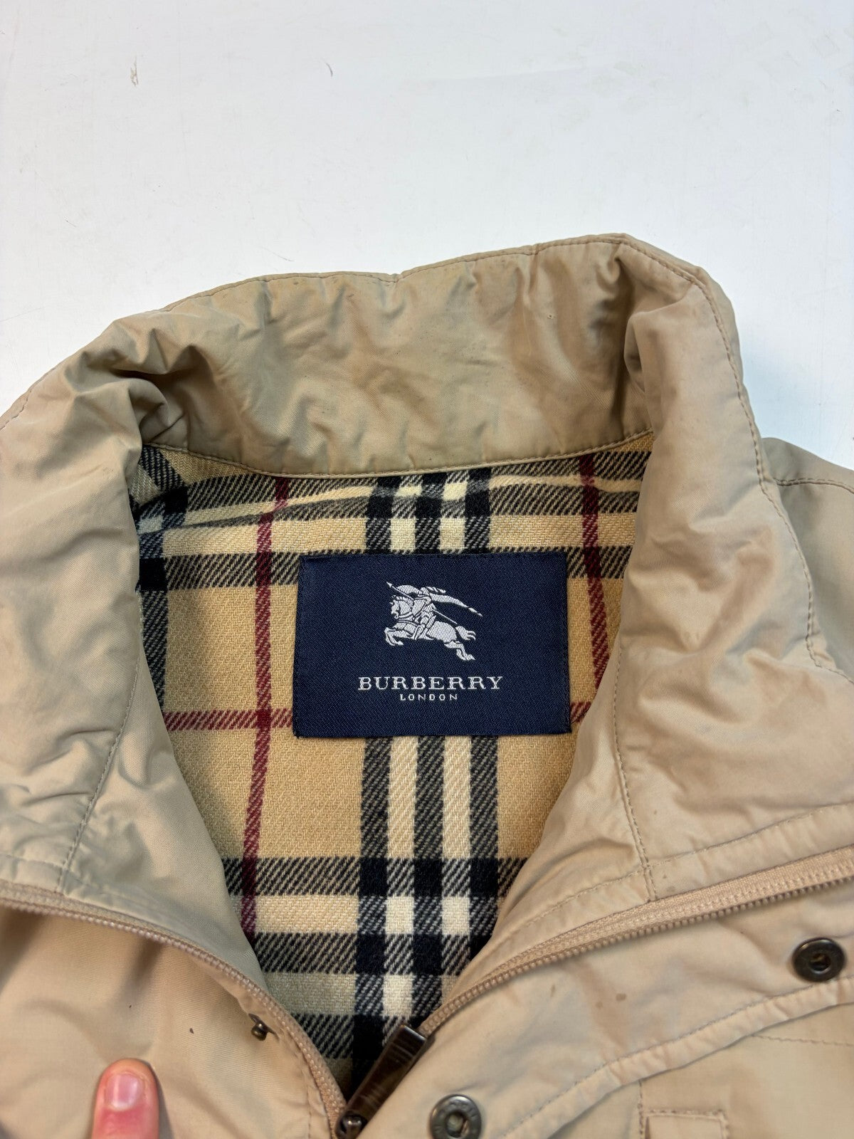 Vintage Burberry insulated padded jacket (XL)