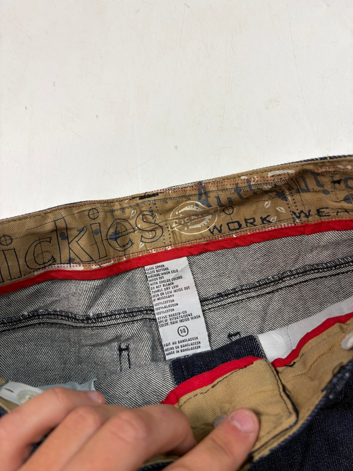 Dickies baggy denim jorts (W28)