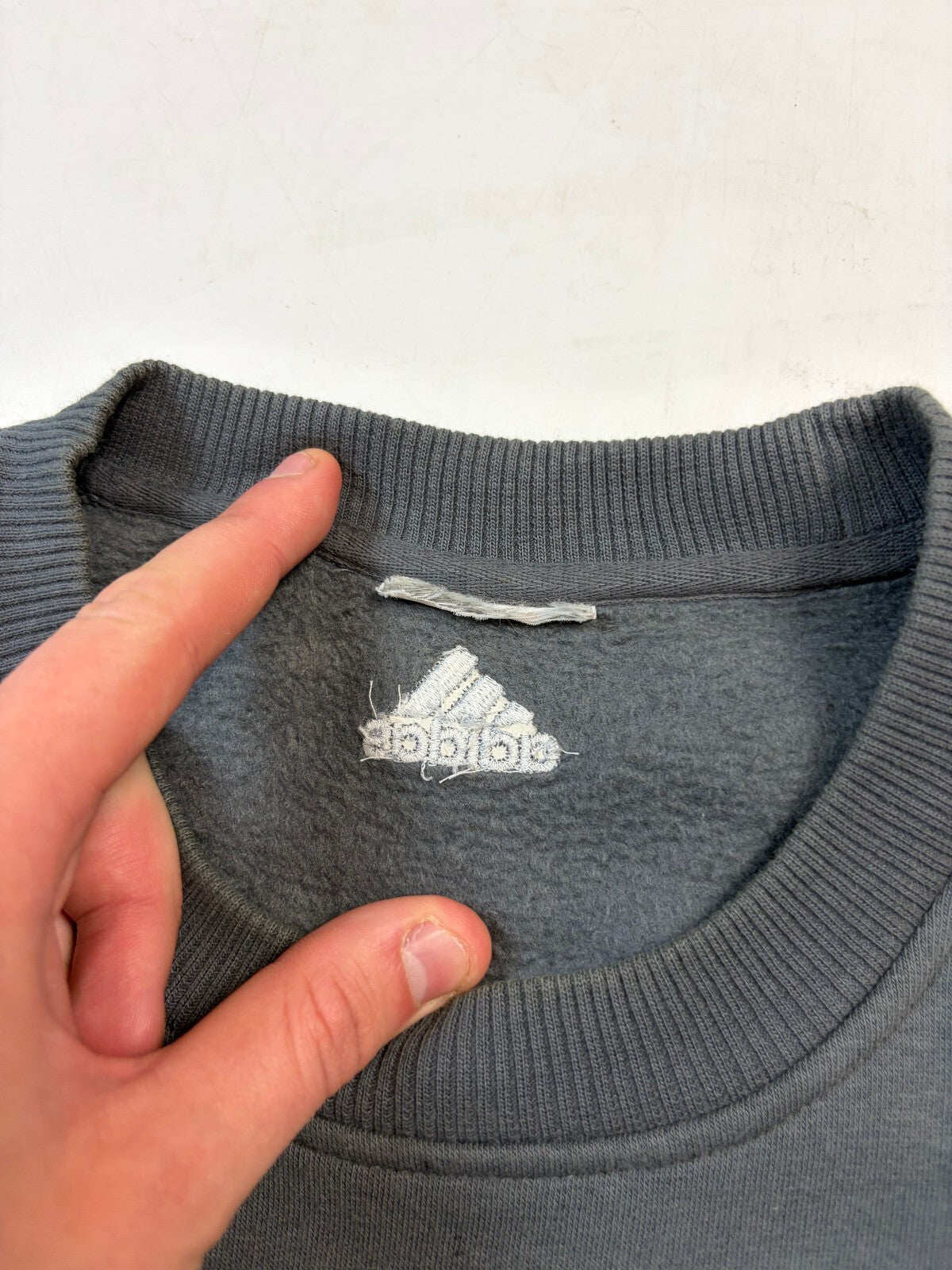 Vintage Y2K adidas spell out sweatshirt (L)