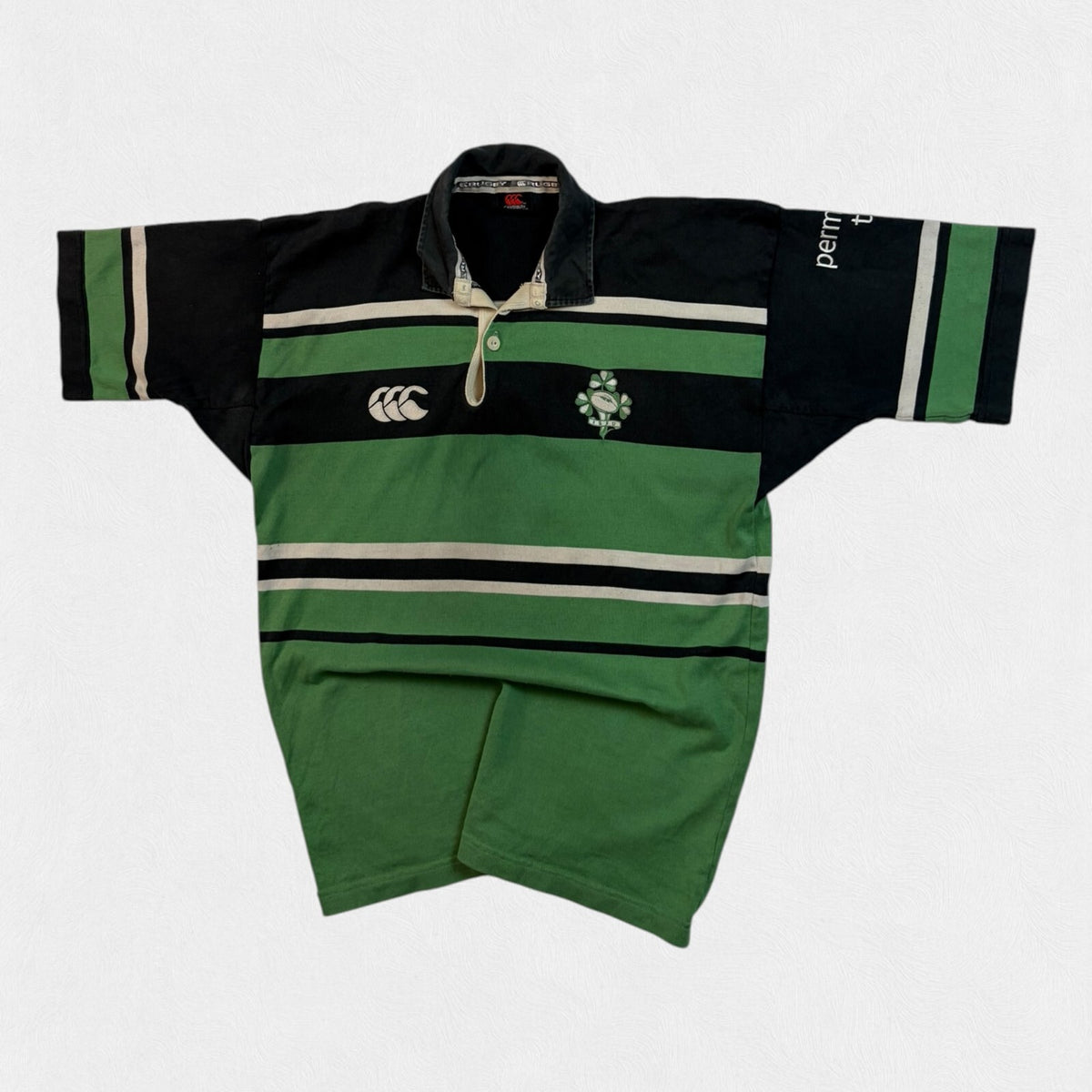 Vintage Ireland 2002-04 Canterbury training rugby union shirt (S)