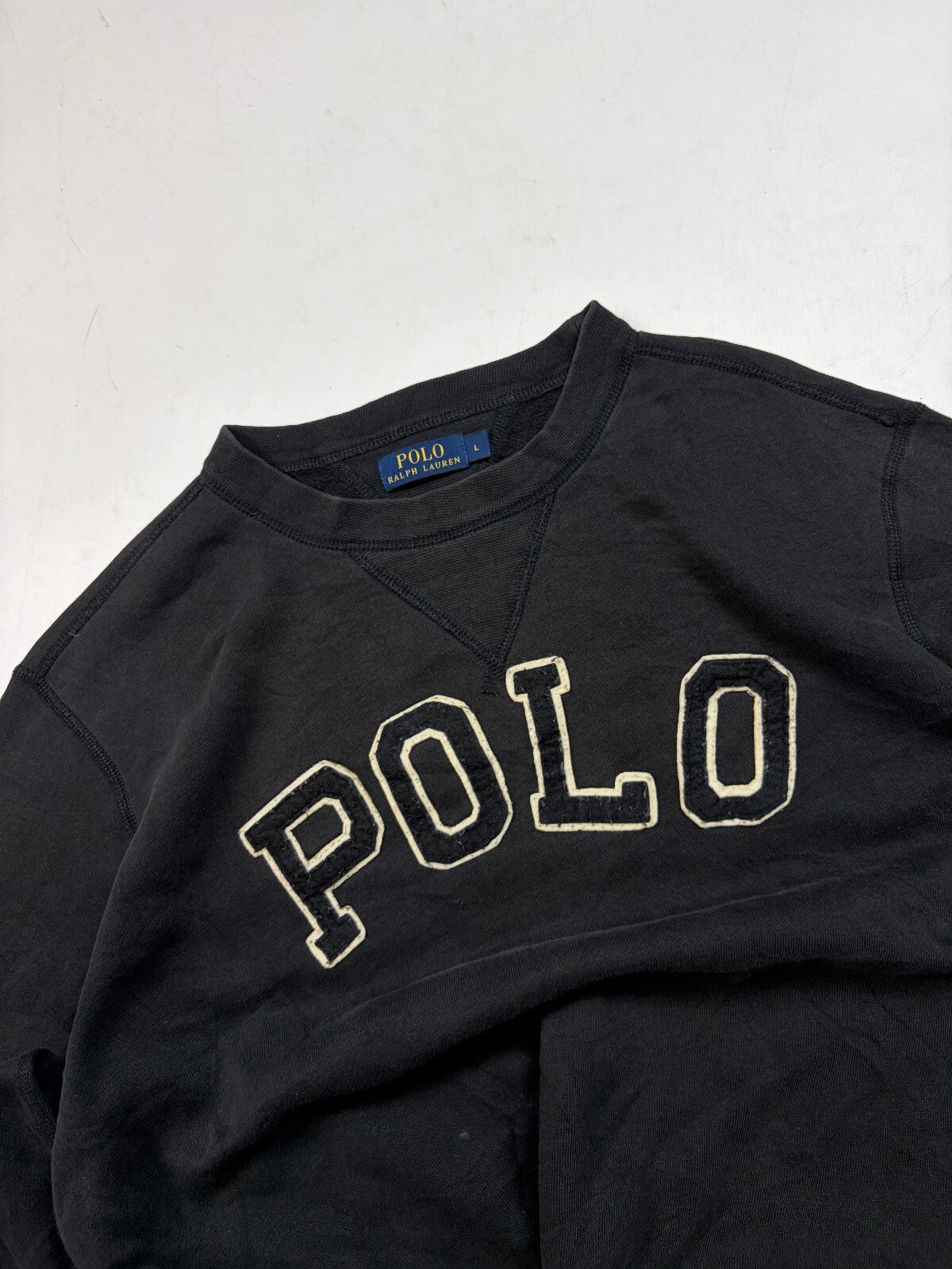 Polo Ralph Lauren spell out sweatshirt (L)