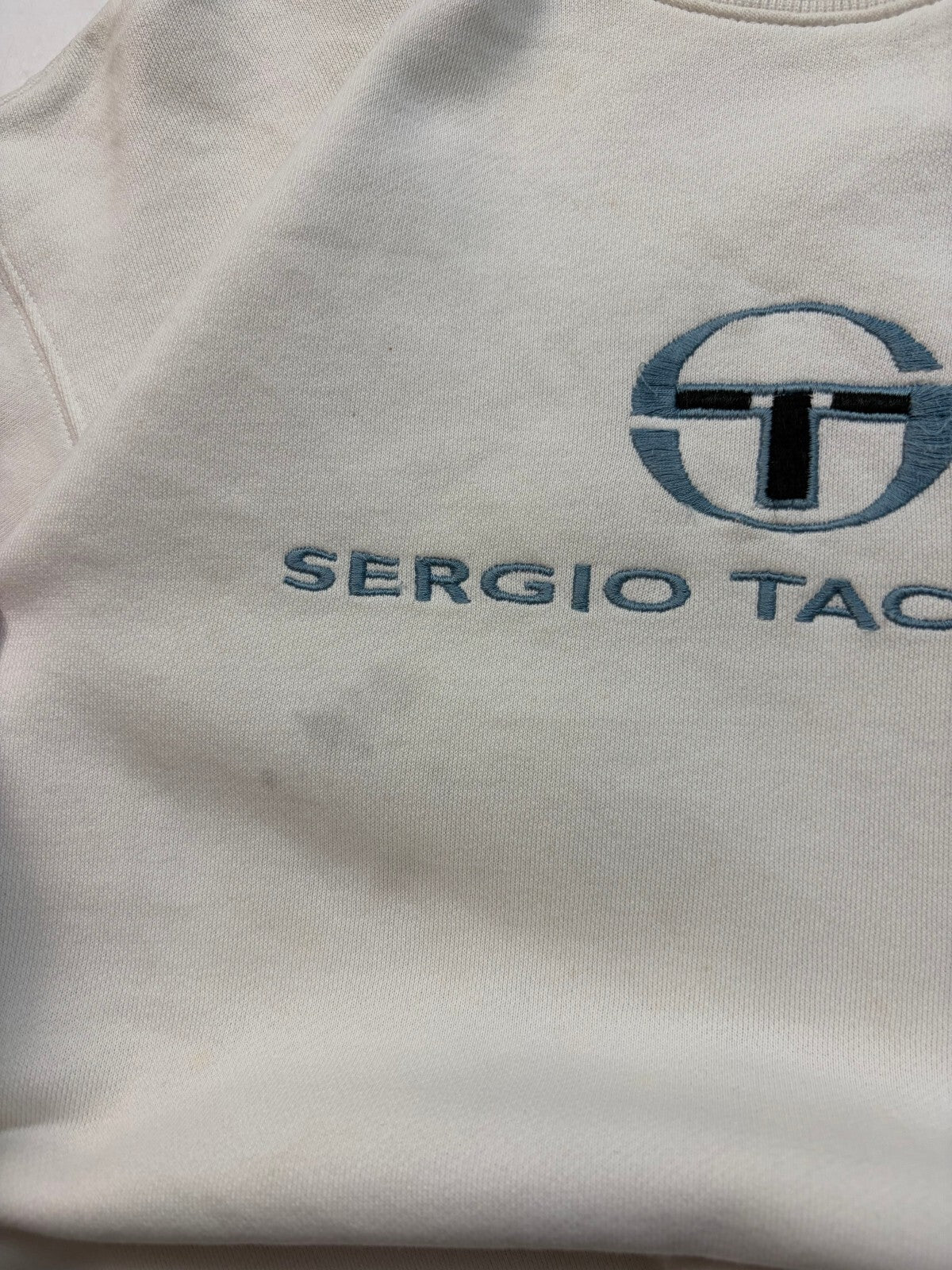 Vintage Sergio Tacchini spell out sweatshirt (S)