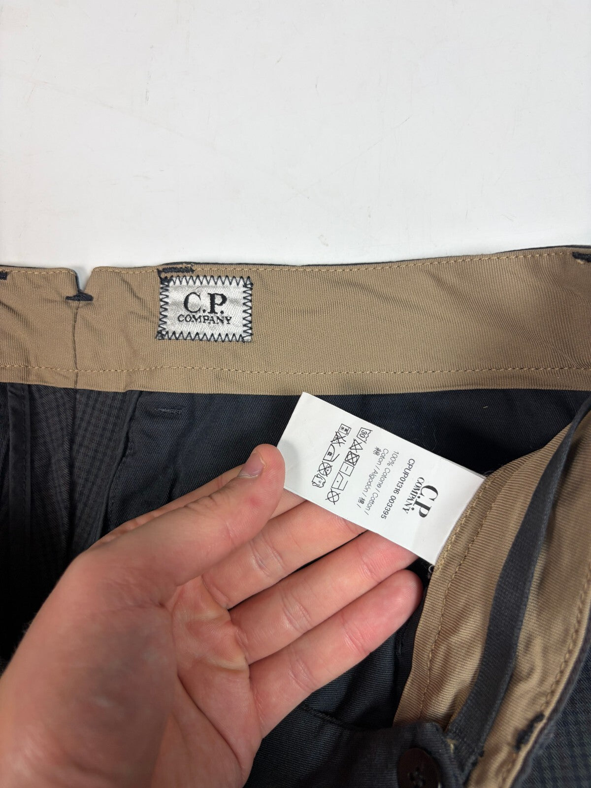 CP Company Plaid tailored trousers (W34)