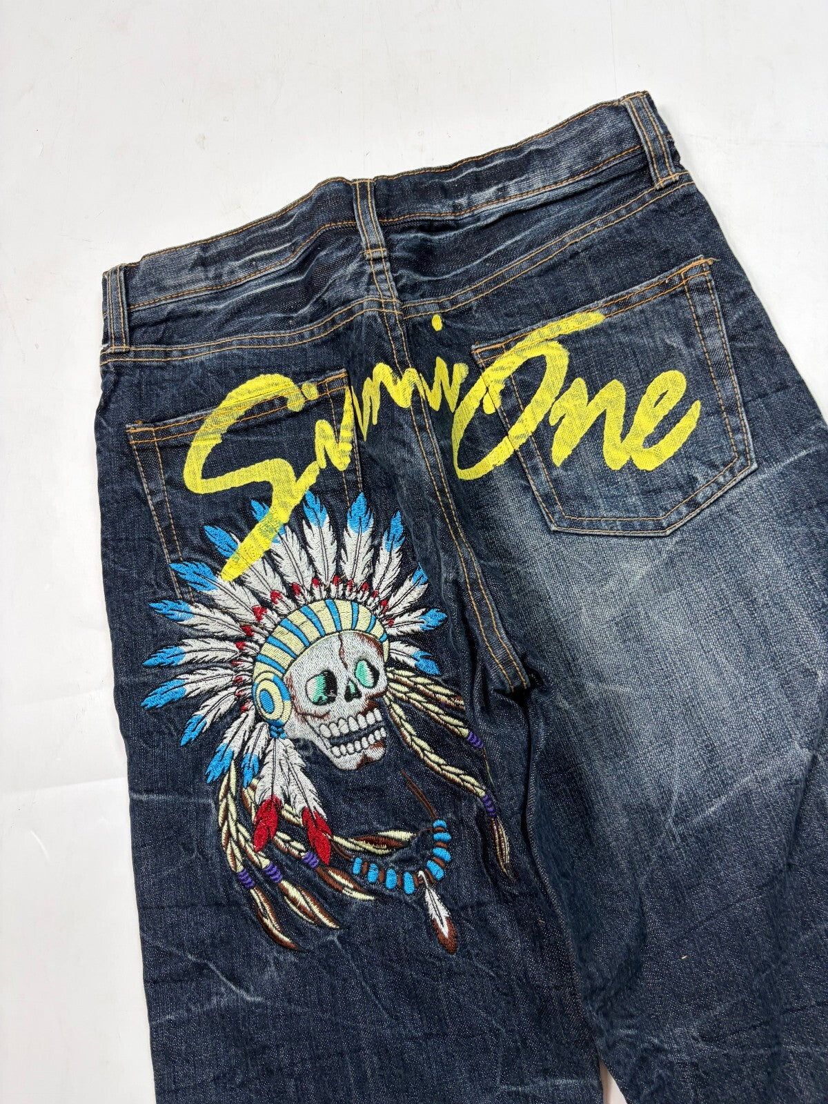 Vintage Y2K hip hop denim shorts jorts (W28)