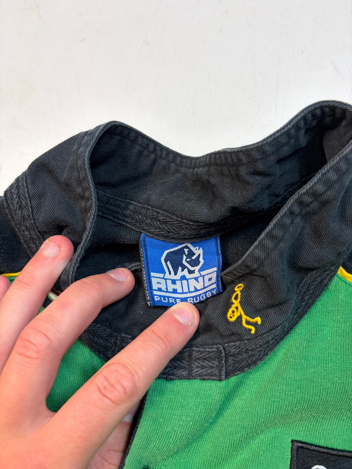 Vintage Northampton Saints 2008/09 short sleeve Rhino rugby union shirt (L)