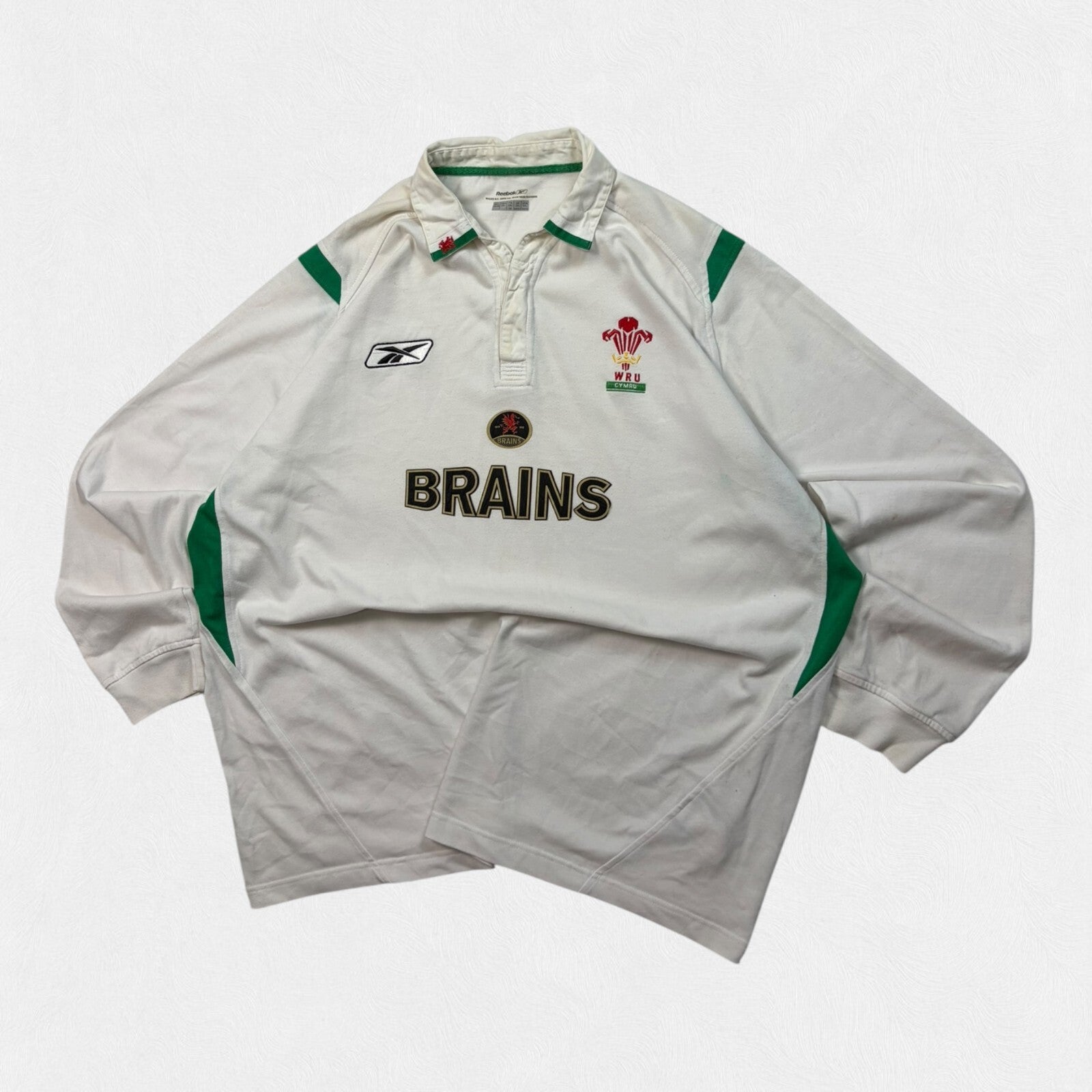 Vintage Wales 2004-06 Reebok away rugby shirt (XXL)
