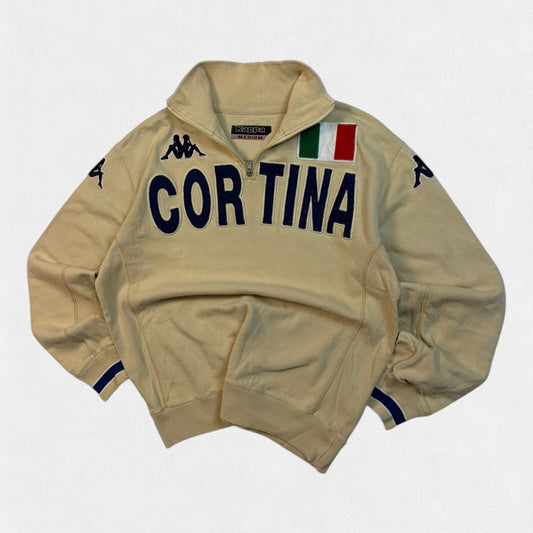 Vintage Kappa Cortina quarter zip sweatshirt (M)